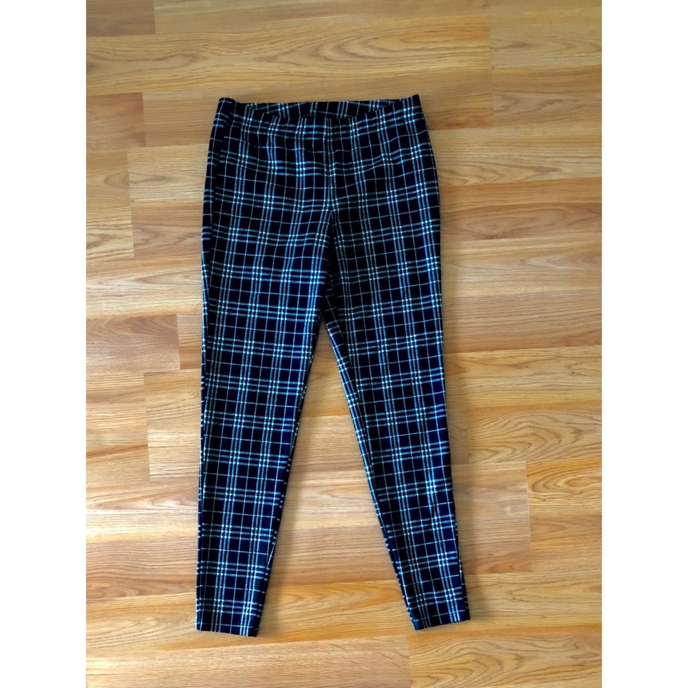 Plaid leggings